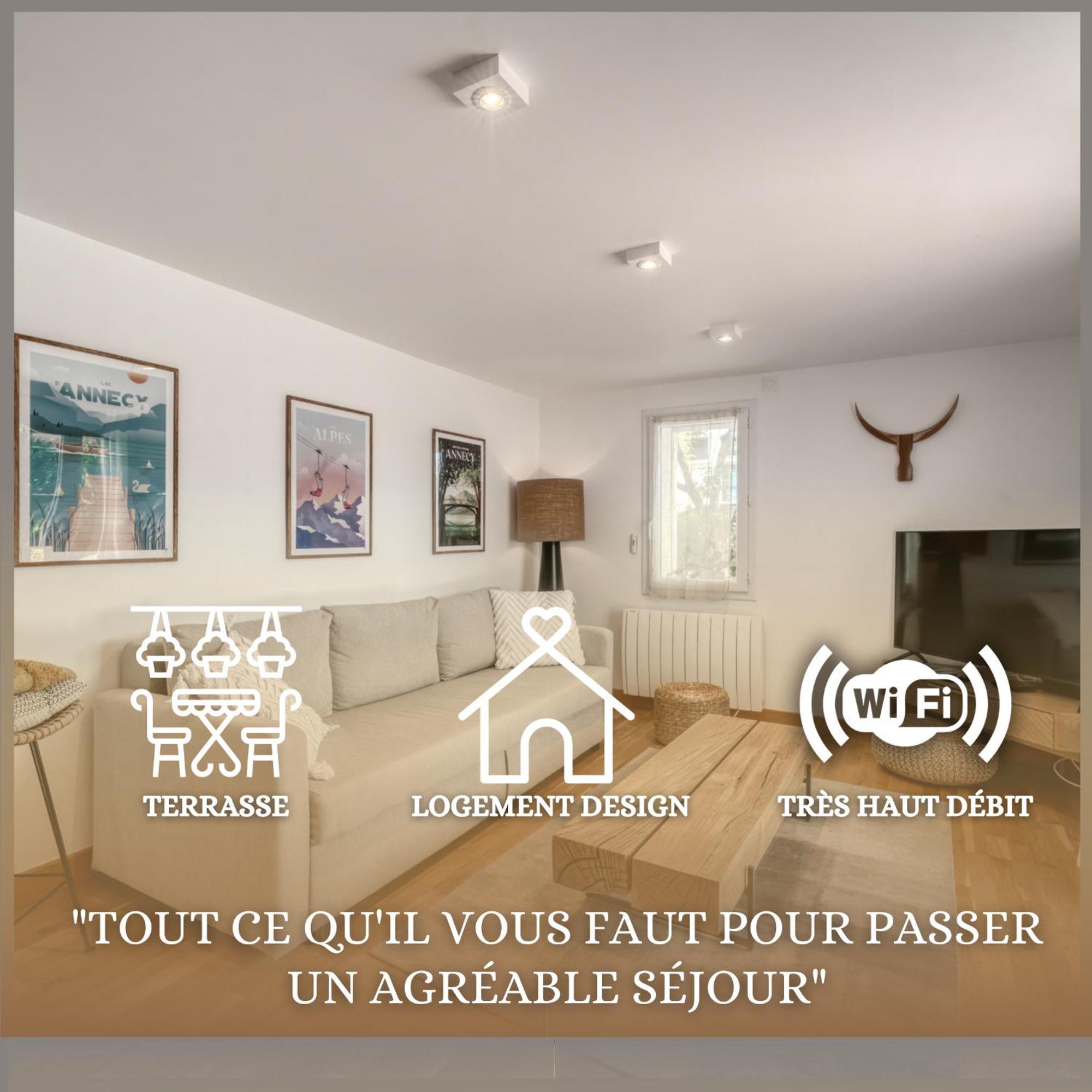Appartement Chaleureux A Sévrier Exterior foto